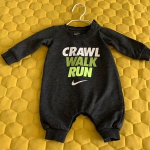 Nike long sleeve onesie